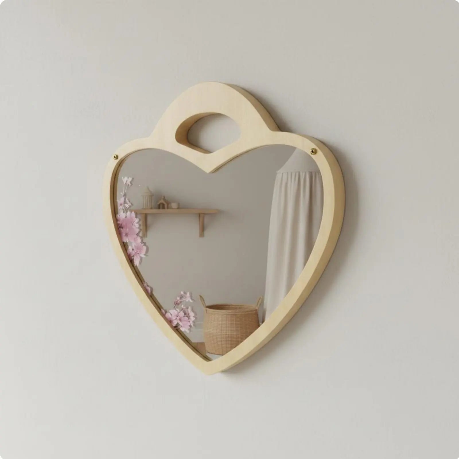 Nordic Acrylic Wall Mirror – Lightweight Shatterproof Decorative Mirror