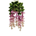 🍓🌸🤍 Boho Strawberry Blossom Car Charm – Handwoven Rearview Mirror Hanging Décor