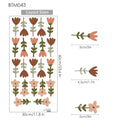 🌸🌿 Boho Wildflower Wall Decals – Watercolor Nursery & Kids Room Wall Art