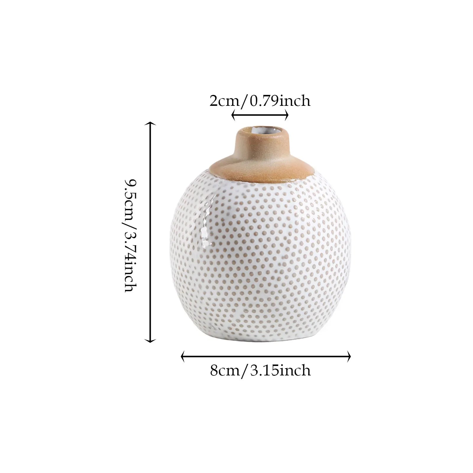 Decorative Boho Ceramic Vase for Home Styling