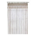 🌿🤍 Handwoven Macramé Door Curtain – Boho Cotton Wall Hanging Tapestry