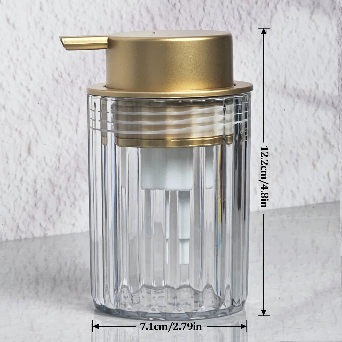 🧼🌿 Foaming Soap Dispenser Bottle – Modern Bathroom & Kitchen Countertop Décor