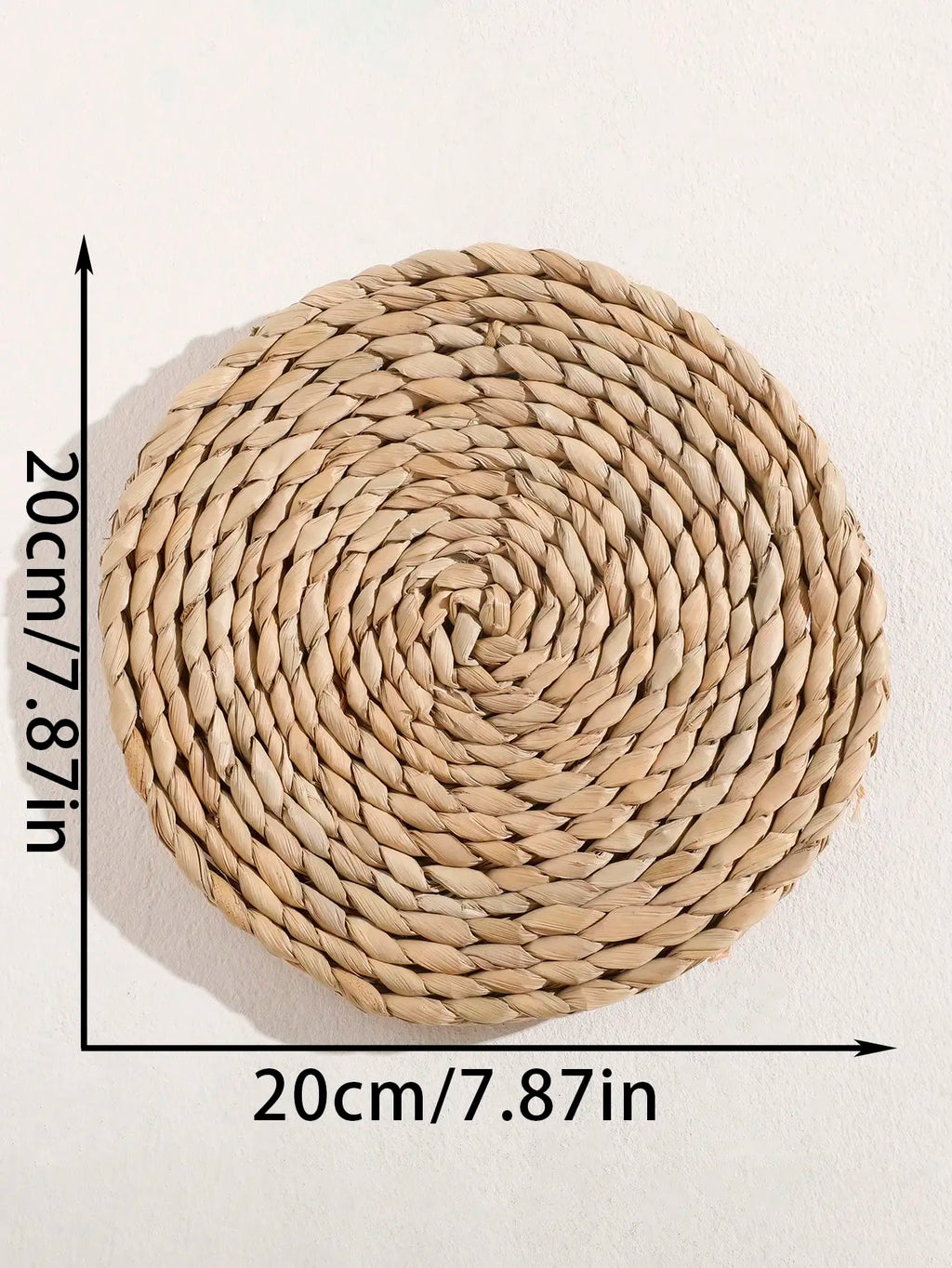 🌿🧺🤍 Boho Handwoven Seagrass Wall Basket – Natural Decorative Wall Art