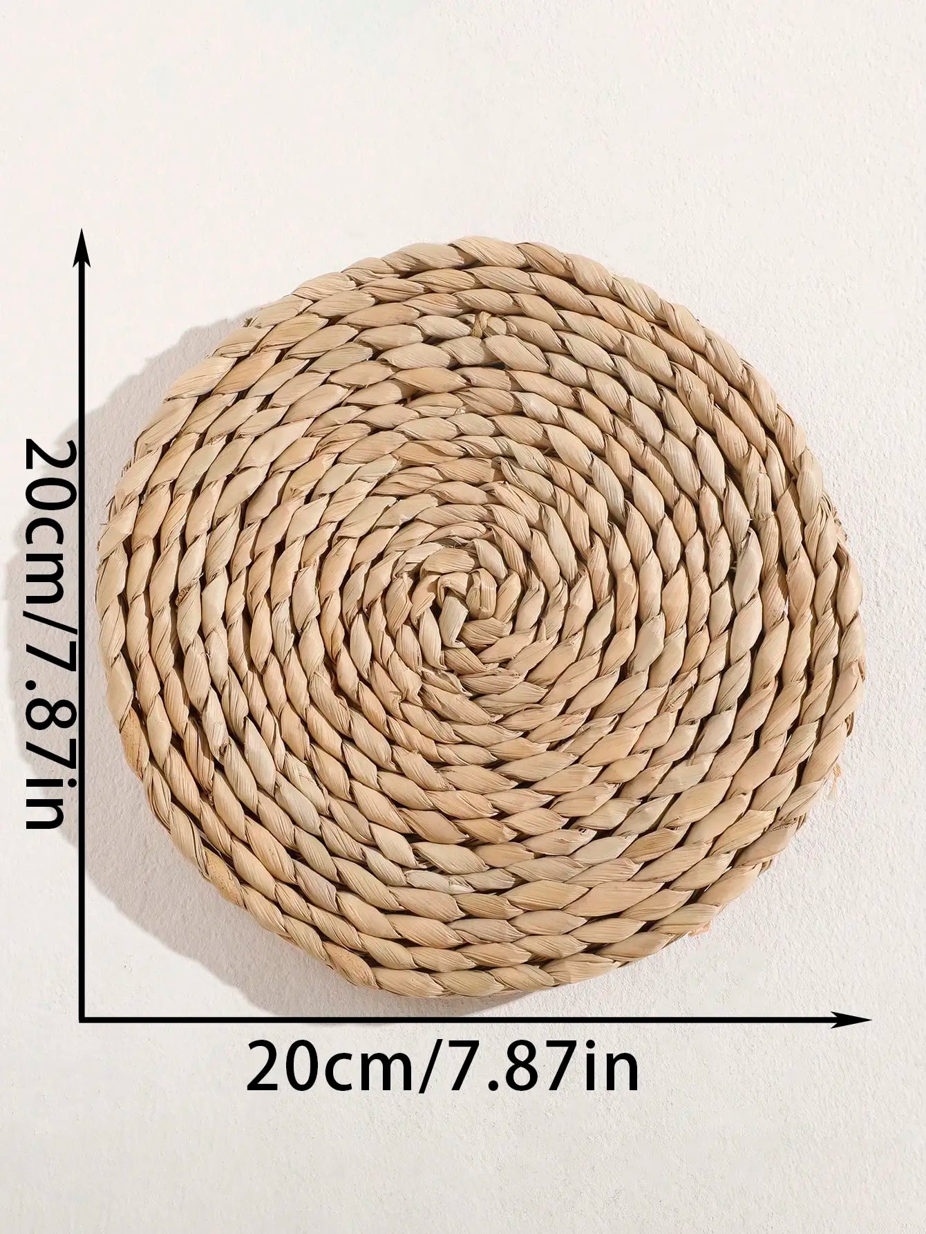 🌿🧺🤍 Boho Handwoven Seagrass Wall Basket – Natural Decorative Wall Art