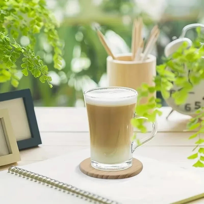 🌿 Natural Wood Coaster Blanks – DIY Craft & Home Décor Set (5 Pieces)