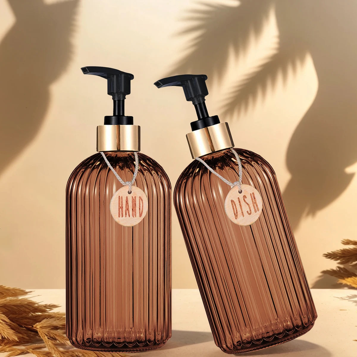 🧴🌿 Refillable Soap Dispenser Bottle – Modern Kitchen Countertop Décor