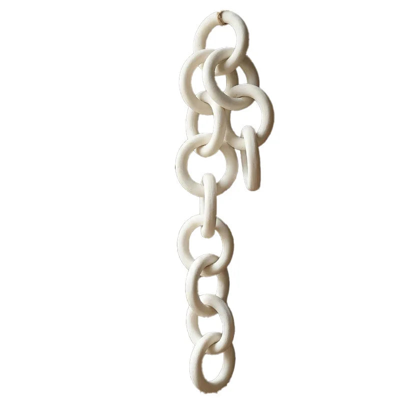 Decorative Ceramic Chain Link Accent – Modern Farmhouse & Boho Décor