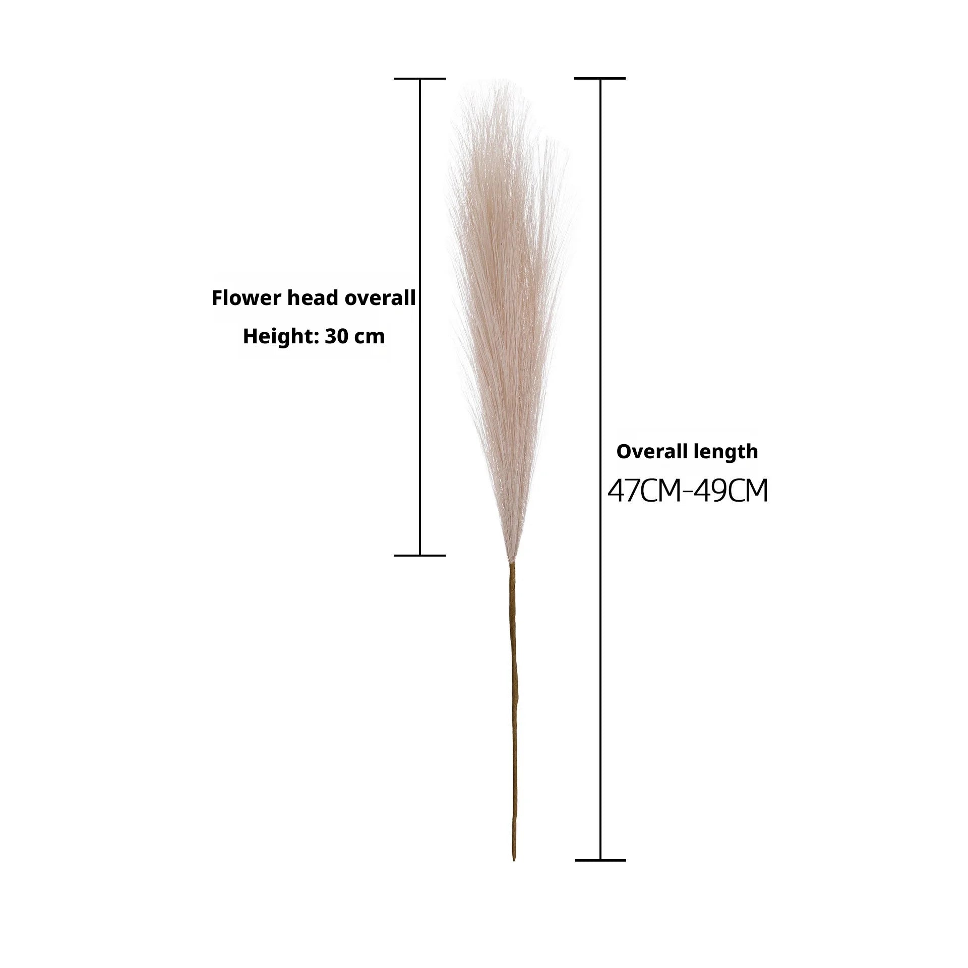 Faux Pampas Grass Bouquet – Boho Vase Filler & Farmhouse Home Décor