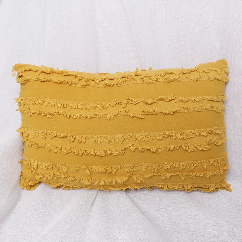 🌿🤍 Nordic Boho Pillow Cover – Decorative Throw Cushion for Sofa & Living Room