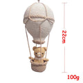 🎈☁️🤍 Boho Crochet Hot Air Balloon Wall Hanging – Handmade Nursery Décor