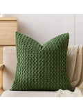 🌿🤍 Boho Striped Corduroy Pillow Cover – Farmhouse Decorative Throw Cushion