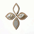 4PCS Boho Tear-Shaped Decorative Wall Mirrors, Acrylic Modern Mirror Wall Art, Bedroom, Office, Bedroom & Living Room Ornament