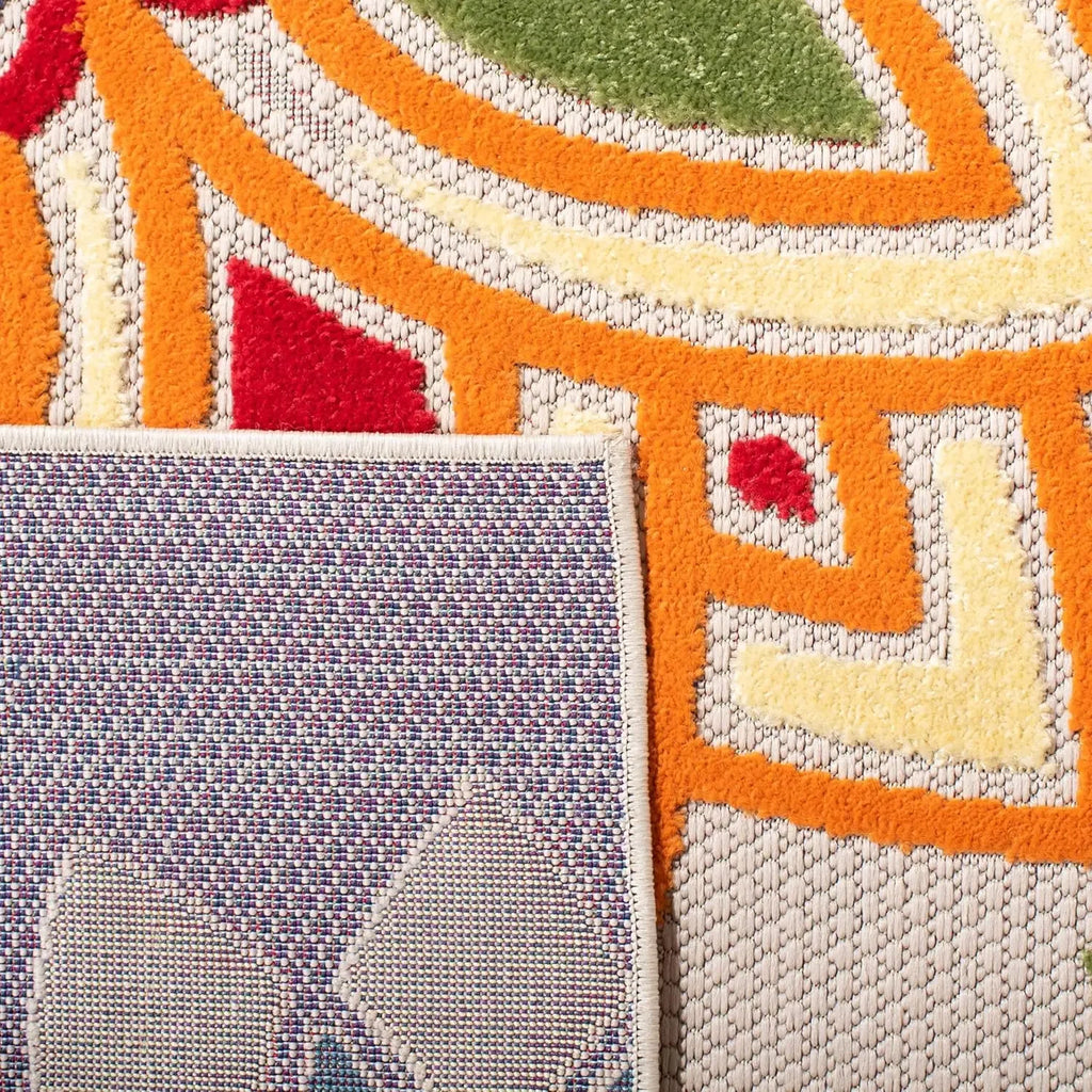 🌿🧡 Boho Cabana Outdoor Area Rug – Washable Patio & Indoor Accent Carpet