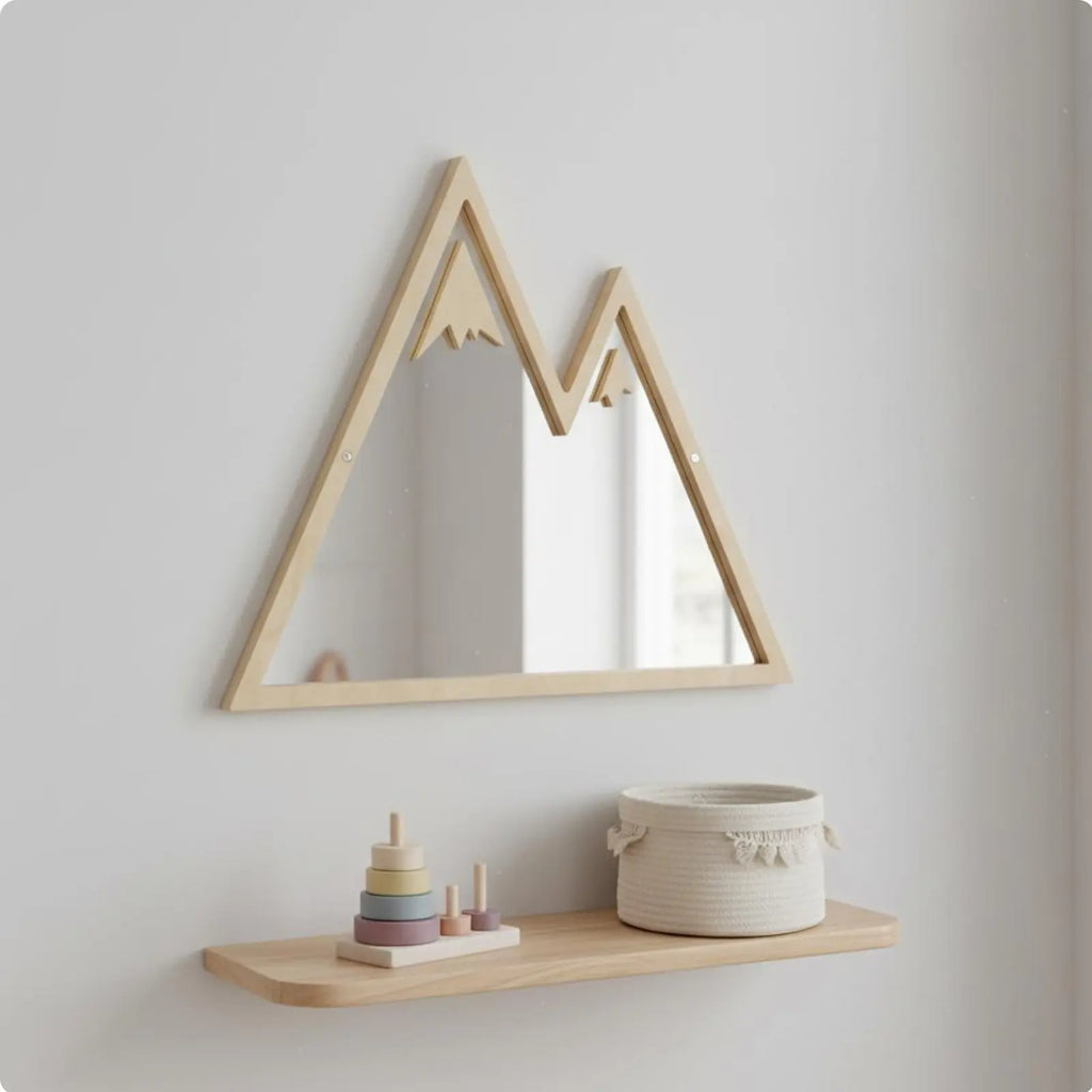Nordic Acrylic Wall Mirror – Lightweight Shatterproof Decorative Mirror