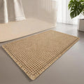 🛁🌿🤍 Boho Waffle Bath Mat – Ultra-Absorbent Non-Slip Bathroom Rug