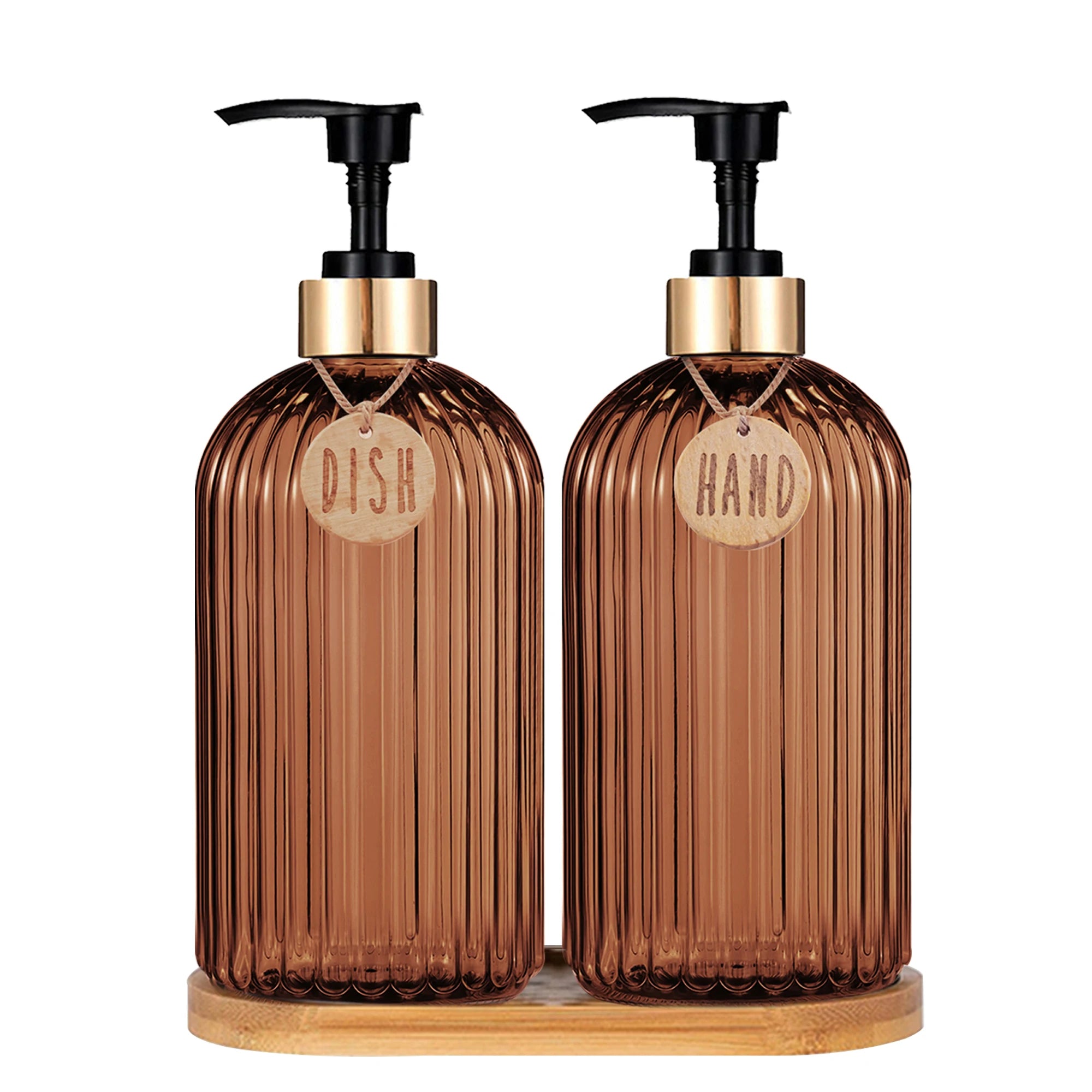🧴🌿 Refillable Soap Dispenser Bottle – Modern Kitchen Countertop Décor