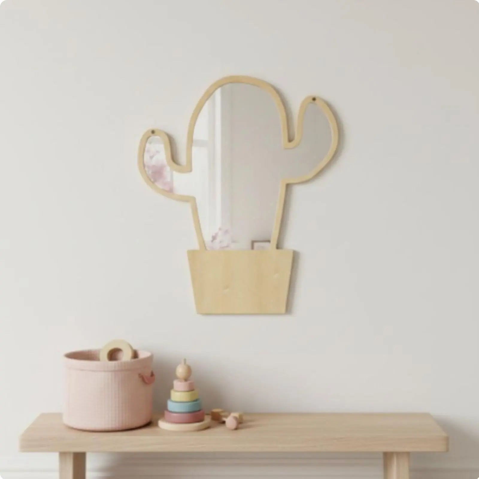 Nordic Acrylic Wall Mirror – Lightweight Shatterproof Decorative Mirror