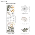 🌿🍃 Boho Botanical Leaf Wall Decals – Peel & Stick Nursery & Bedroom Wall Art